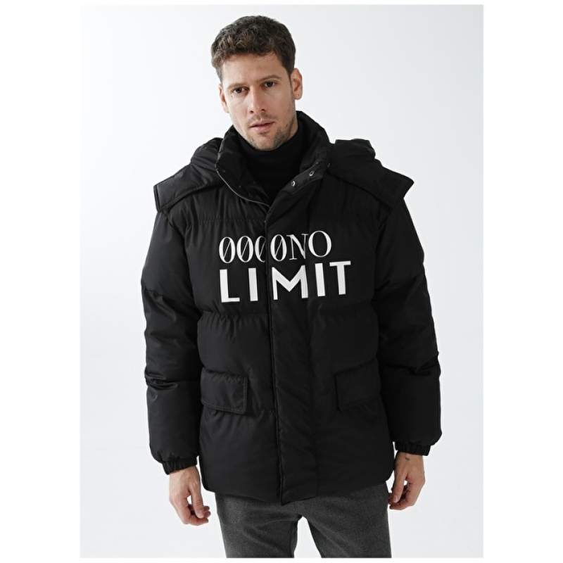 Factory Black Men's Coat LISAF