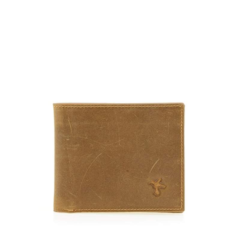 Factory Camel Hair Men's Wallet Frk302 QUAD LINEN CRYZ WALLET