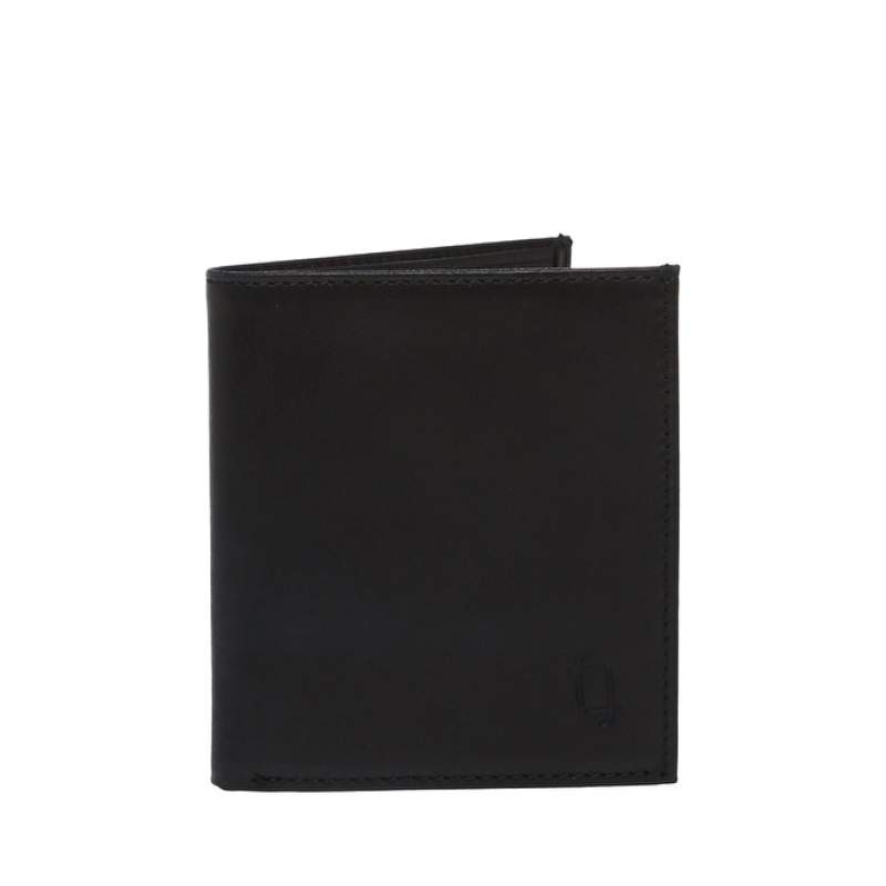 Factory Black Men's Leather Wallet FRK222