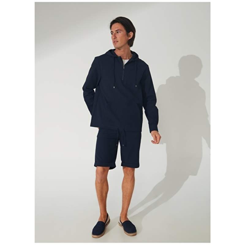 Factory Basic muška košulja s ovratnikom s kapuljačom NONDI