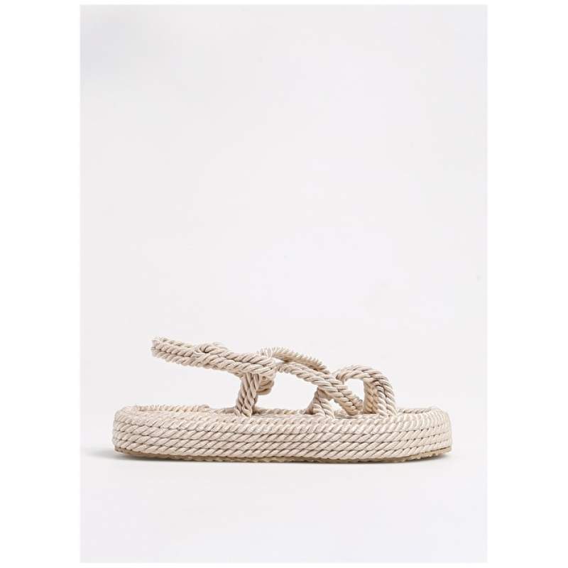 Tvorničke Ecru ženske sandale GAVRILLA NOVO Tvorničke Ecru ženske sandale GAVRILLA NOVO