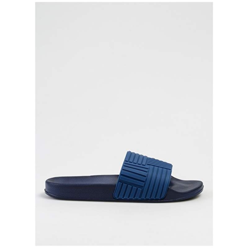 Factory Navy Blue Men's Slippers PISA