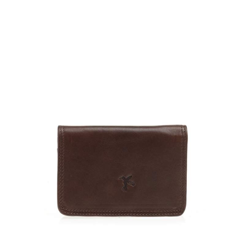 Factory Dark Brown Men's Leather Wallet FRK700 CRAYZ