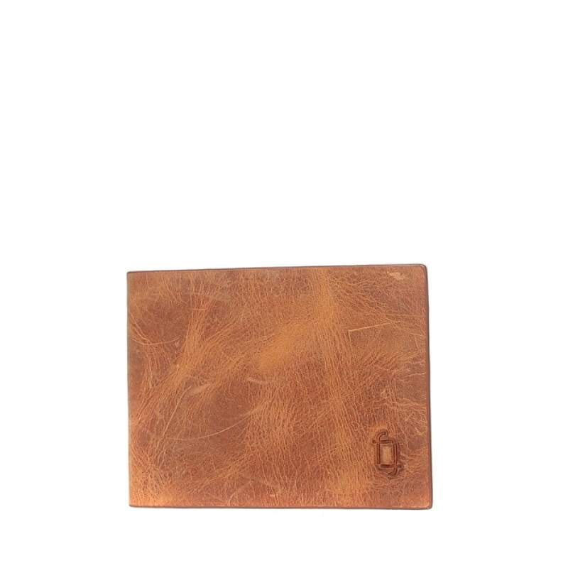 Factory Dark Tan Men's Leather Wallet FRK202