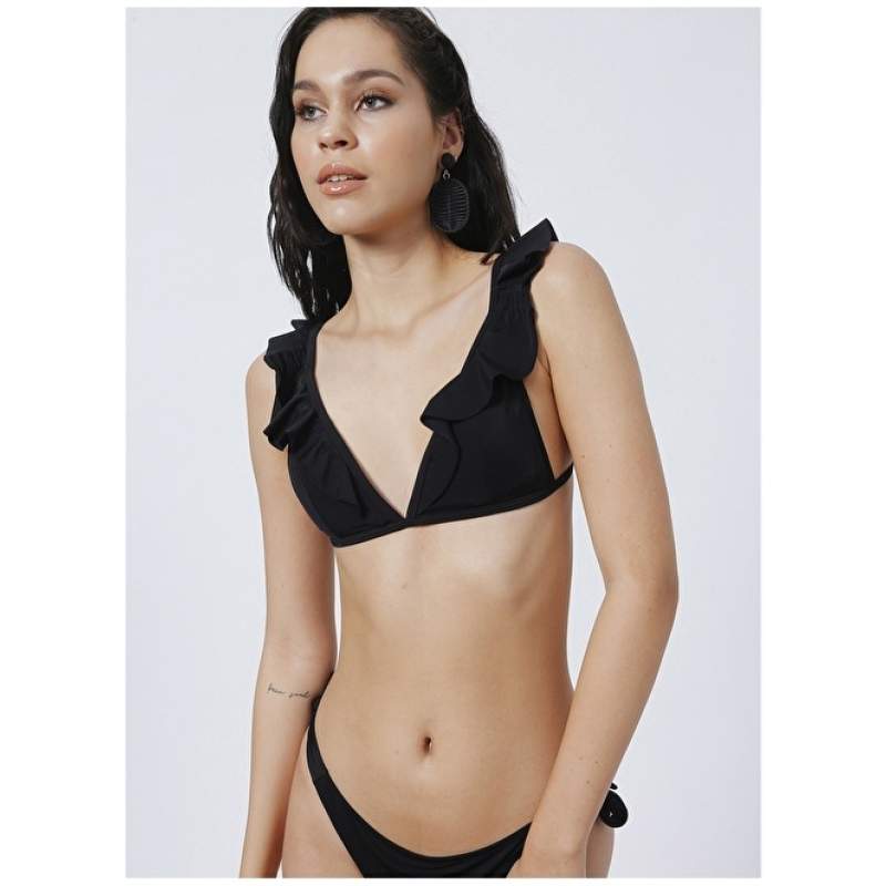 Factory Mesty crni ženski bikini top