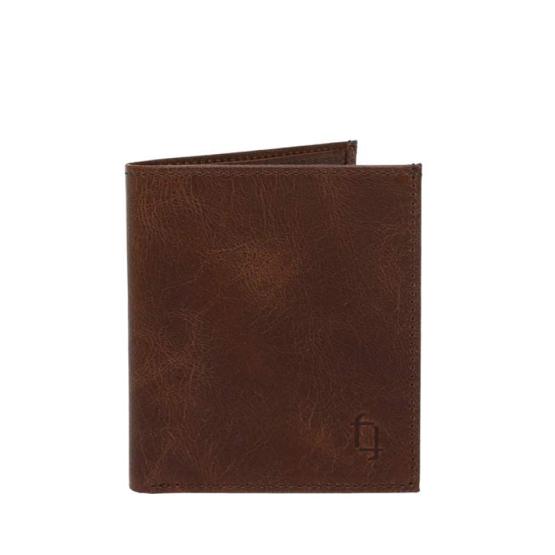 Factory Brown Men's Leather Wallet FRK222
