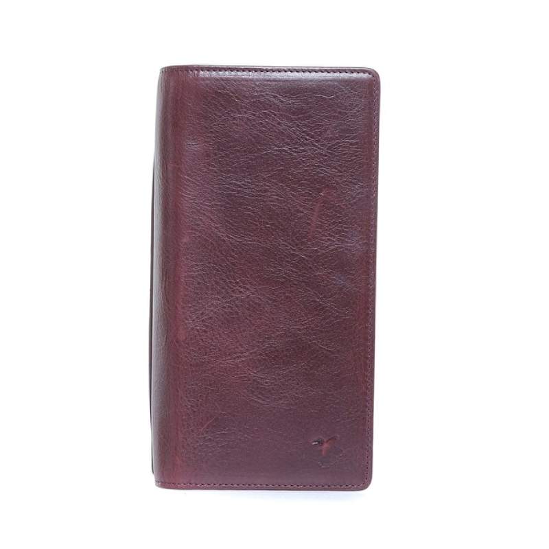 Factory Claret Red Men's Leather Wallet FRK 250 WITH MICMATIS