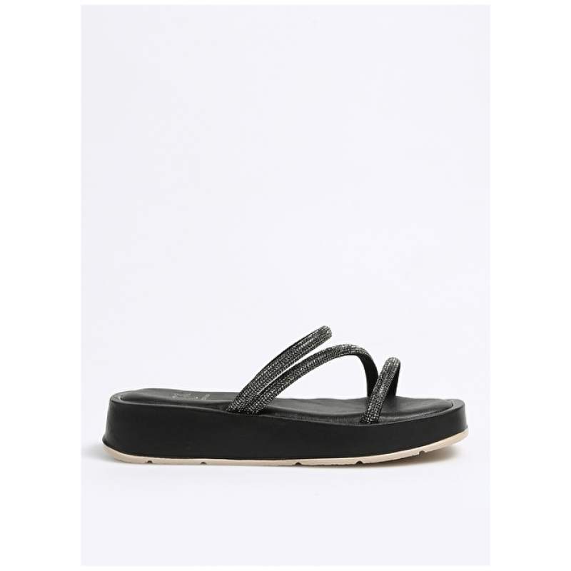 Factory Black Women's Slippers LOCH