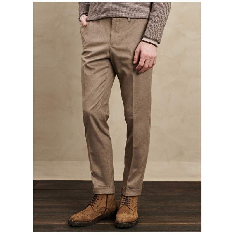 Altınyıldız Classics Normal Waist Skinny Leg Slim Fit Mink Men's Trousers 4A0123100040 Altınyıldız Classics Normal Waist Skinny Leg Slim Fit Mink Men's Trousers 4A0123100040