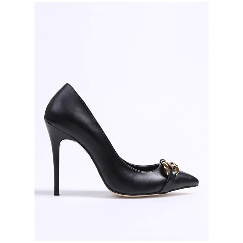 Factory Black Women's Heeled Shoes Guinea
