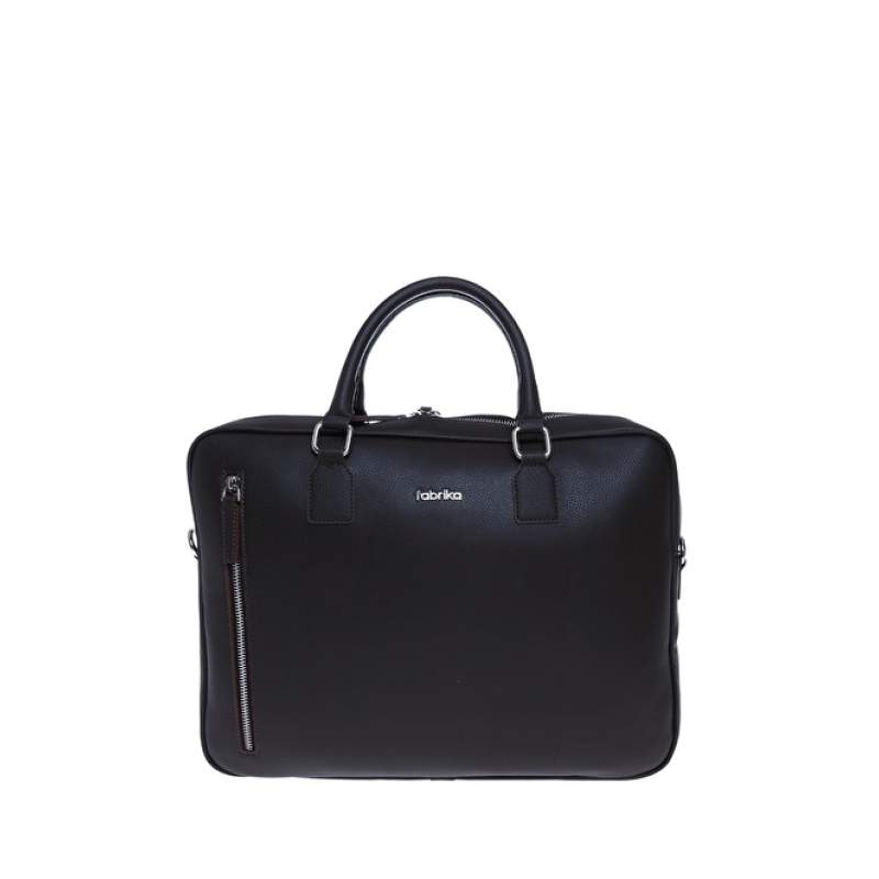 Factory Coffee Zipper Laptop Bag 01FB1017-KH