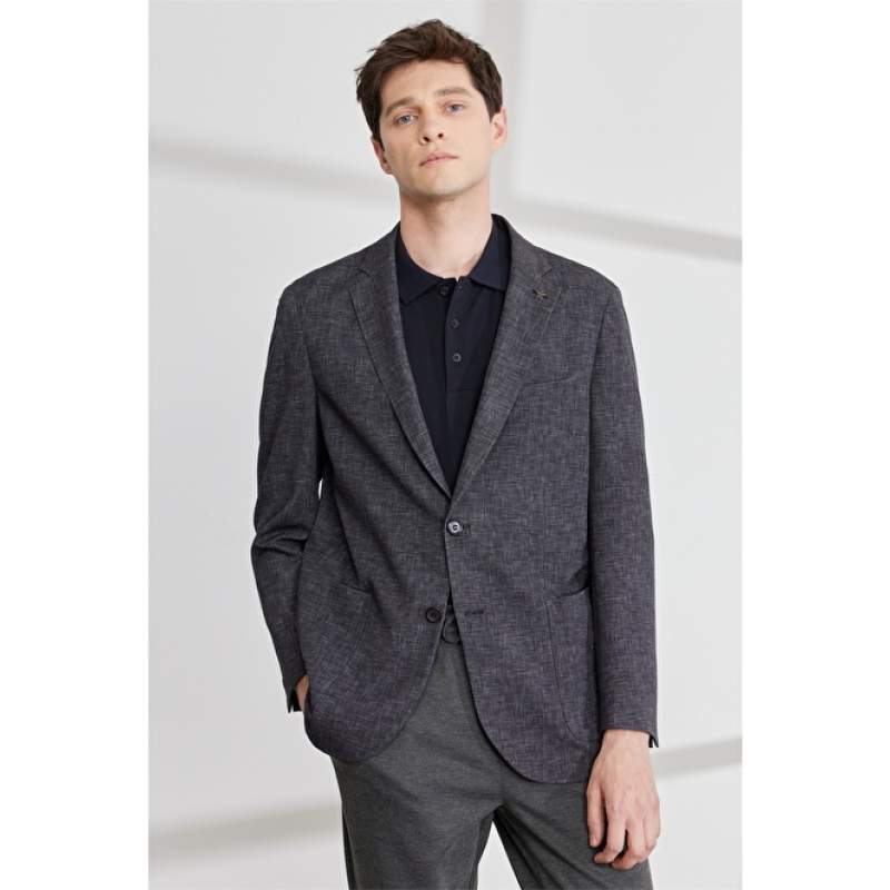 4A0423200018 Comfort Fit Wide Cut Mono Collar Magic Jacket