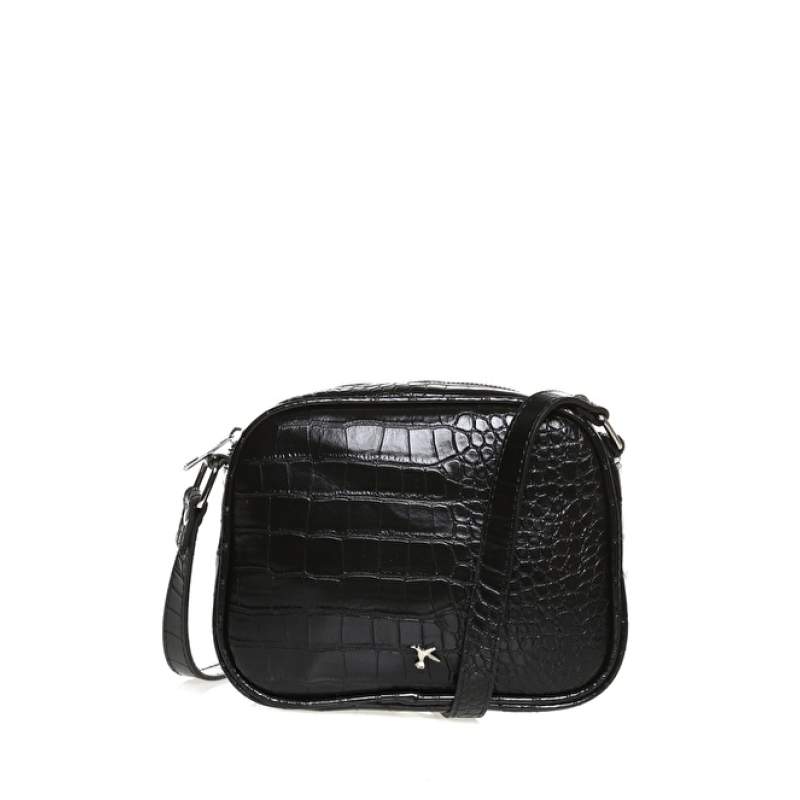 Factory Black 22x17x7 Women's Messenger Bag SOROCA Factory Black 22x17x7 Women's Messenger Bag SOROCA