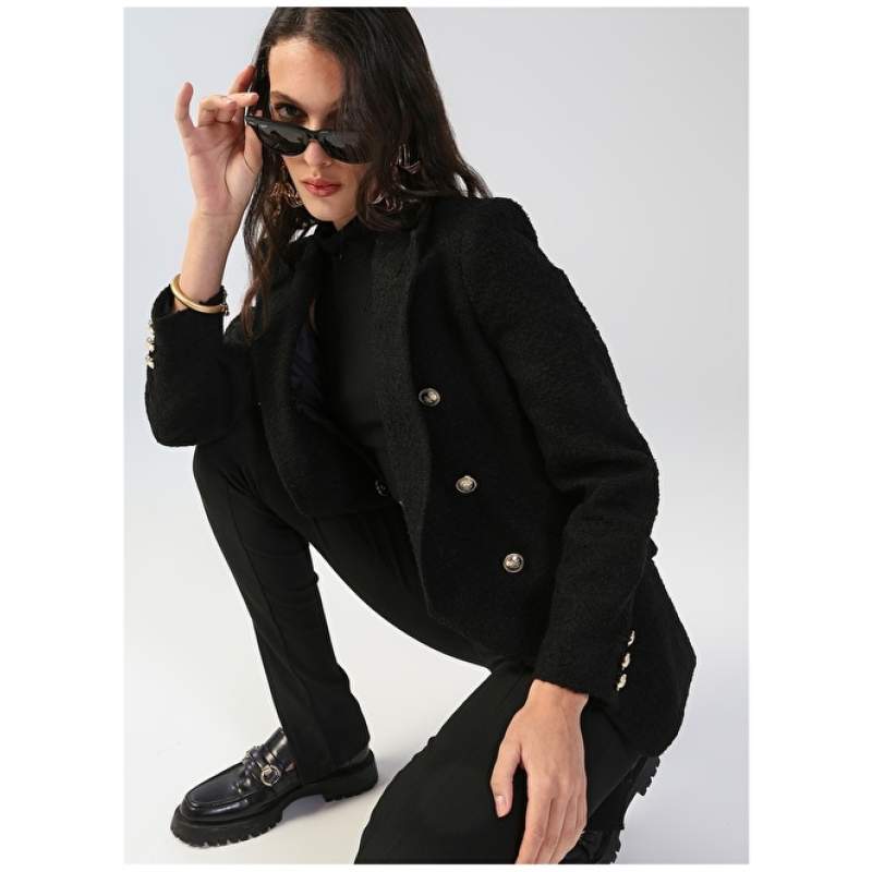 Factory Black Women Jacket LEDA