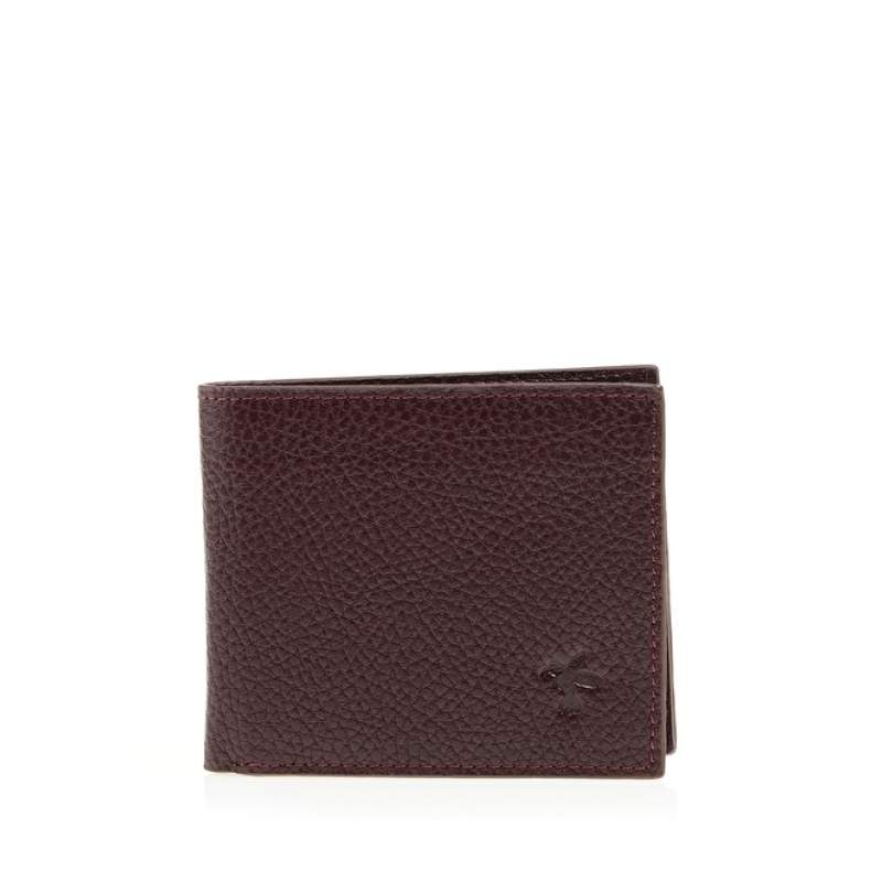 Factory Claret Red Men's Wallet Frk302 QUARTZ CRYZ WALLET