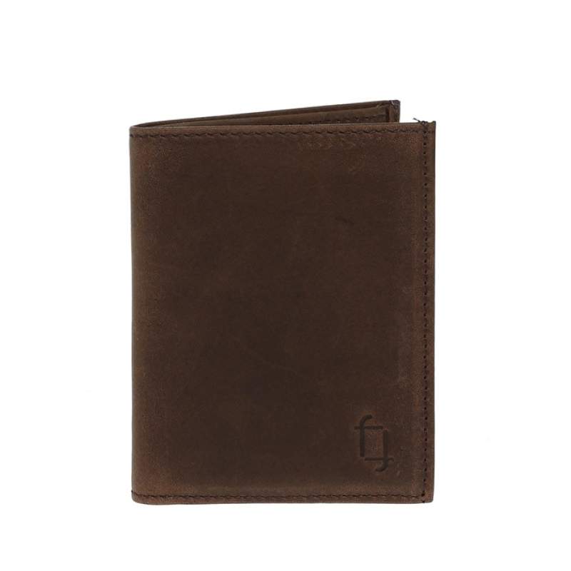 Factory Brown Men's Leather Wallet FRK226