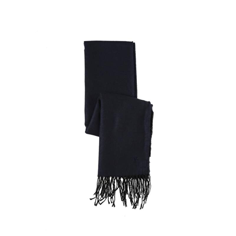 Factory Navy Blue Men's Shawl ROLANDO