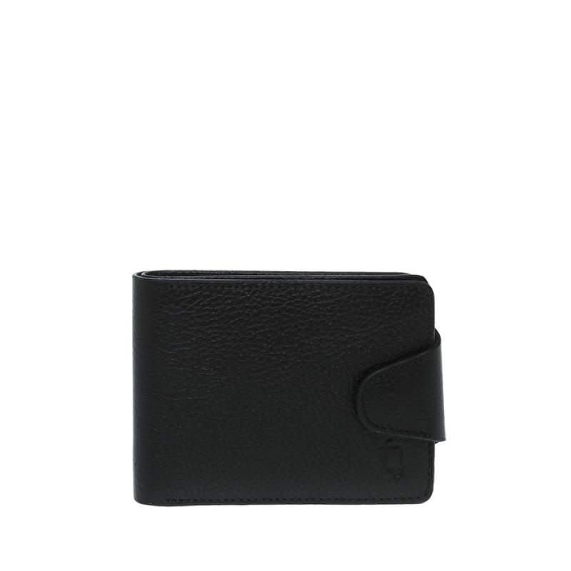 Factory Black Men's Leather Wallet FRK203