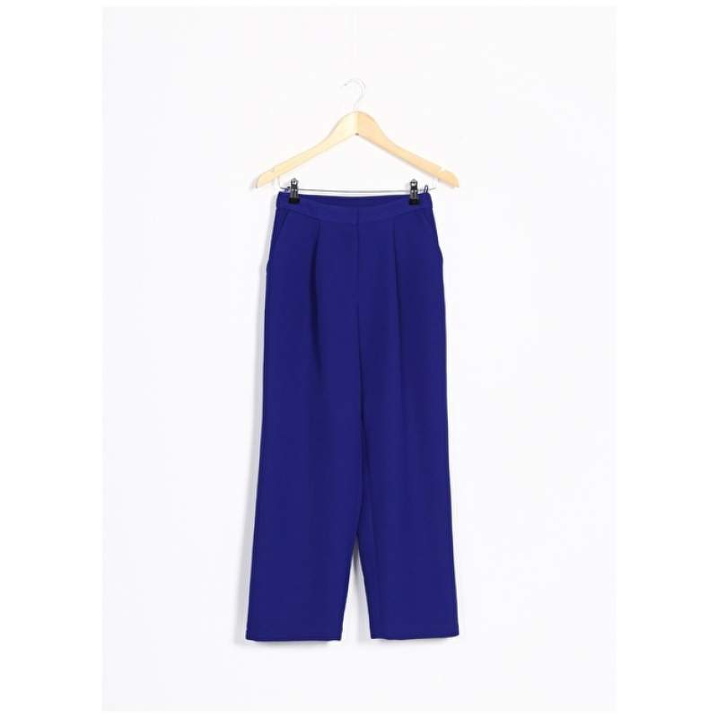 Factory High Waist Basic Saks Women's Trousers CHR-17