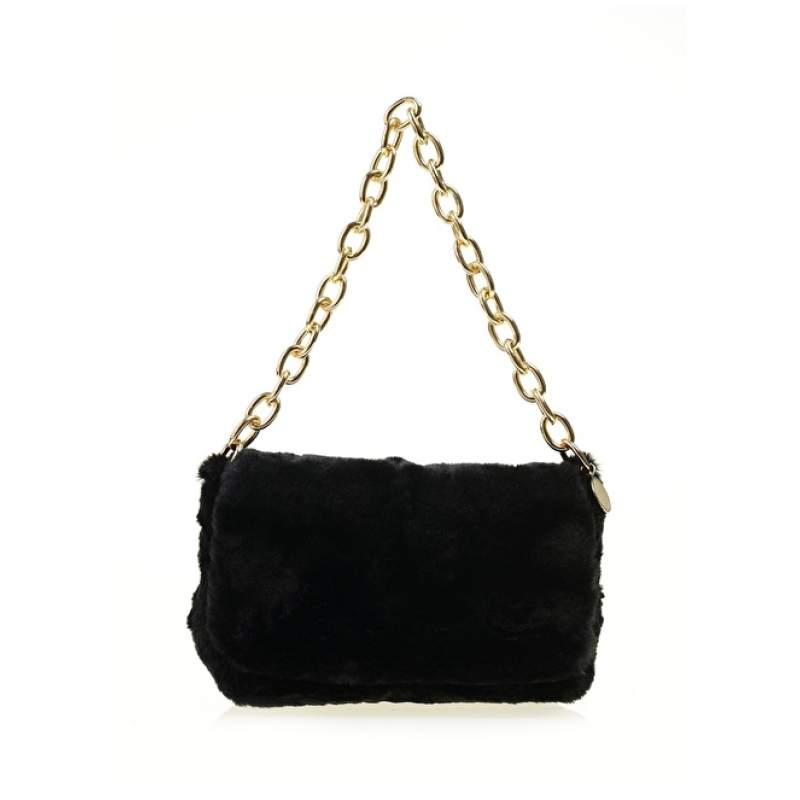 Factory Black 27x18x10 Women Shoulder Bag PLUSH-NITERO