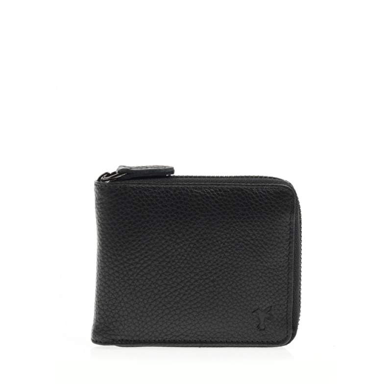 Factory Black Men's Wallet FRK0080 FLT WALLET Factory Black Men's Wallet FRK0080 FLT WALLET
