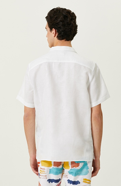 White Jacquard Shirt