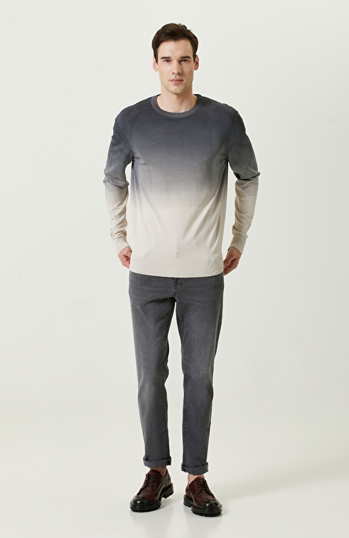 Gradient Anthracite Knitwear Sweater