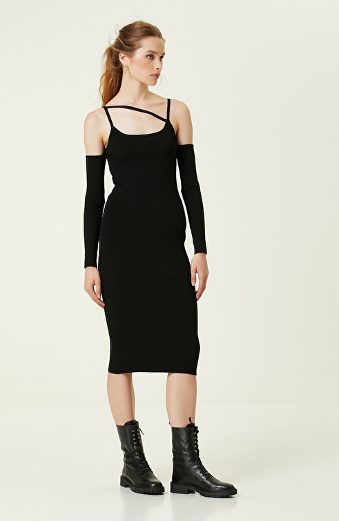 Black Midi Dress