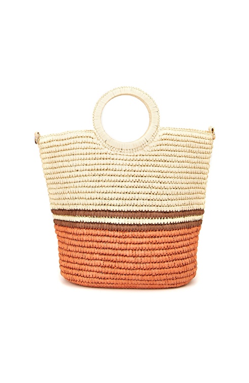 Brown Women Straw Bag