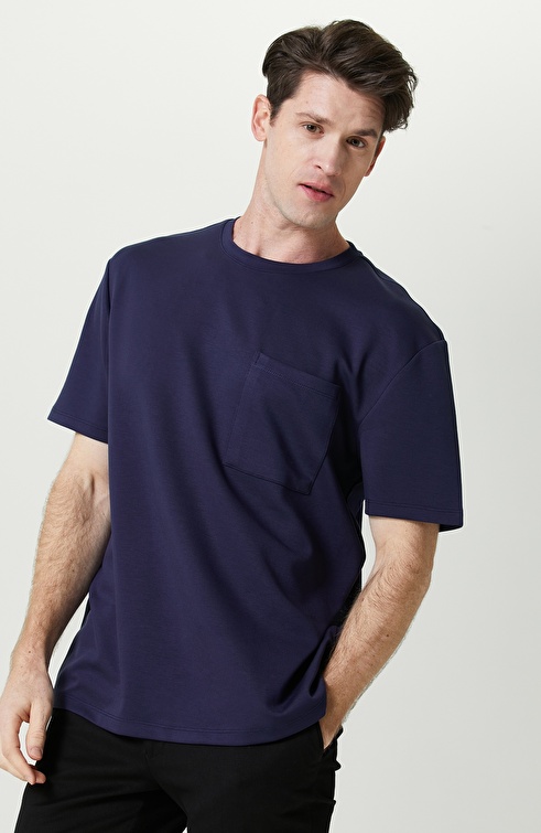 Indigo Crew Neck Short Sleeve Tshirt