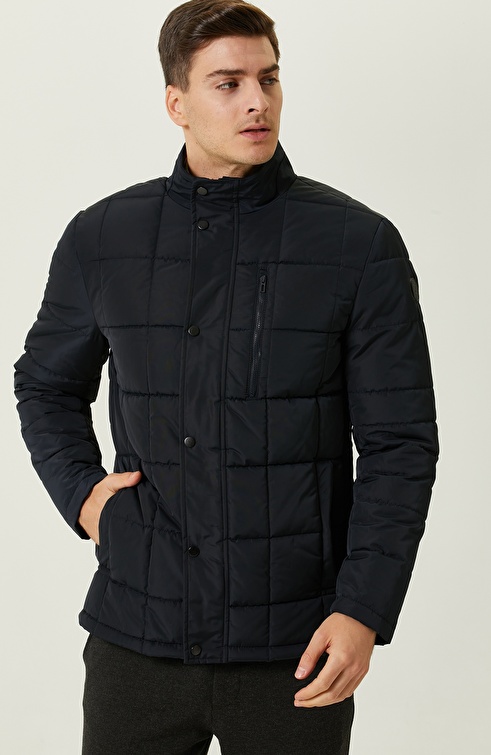 Navy Blue Coat Jacket