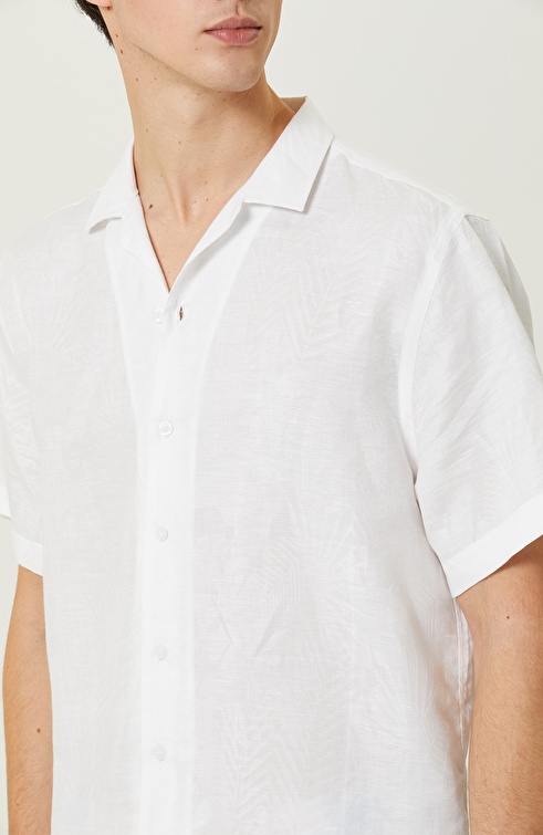 White Jacquard Shirt