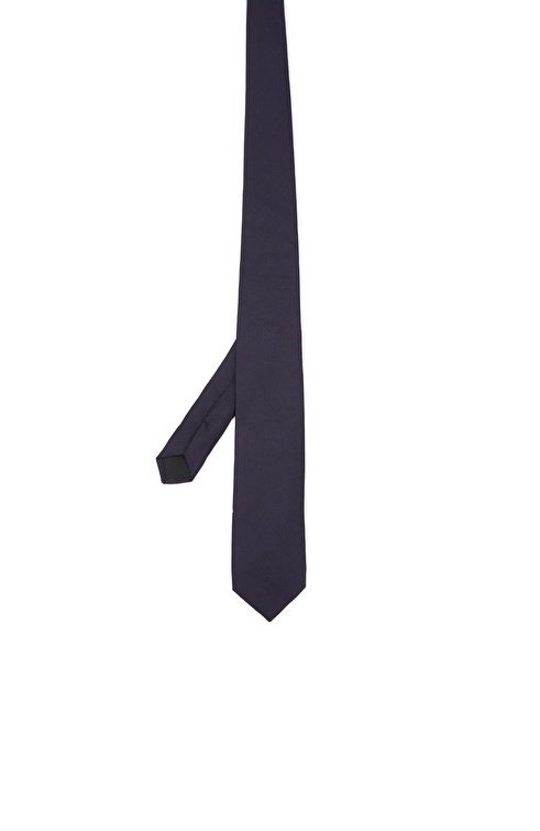 Navy Blue Silk Tie