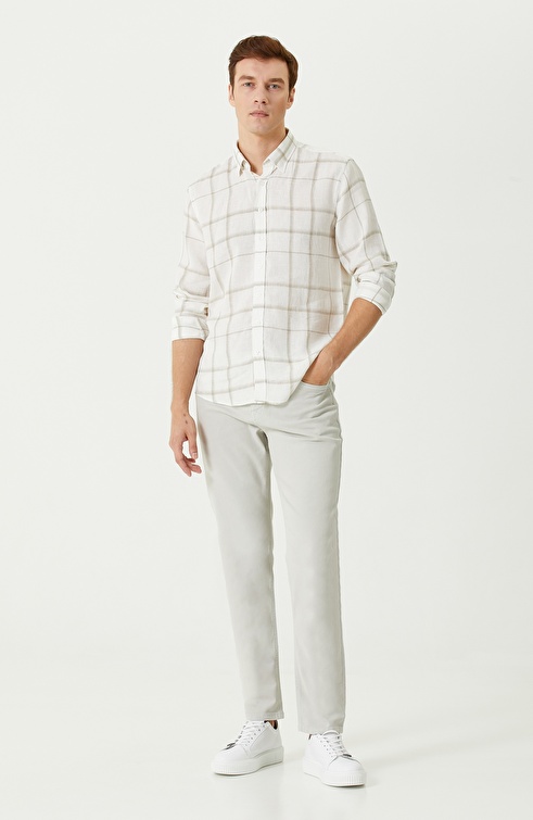 Ecru Linen Shirt