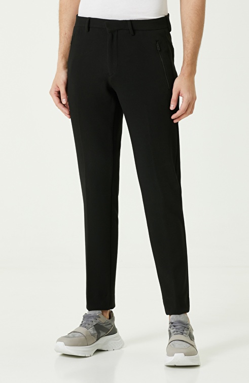 Slim Fit Black Pants