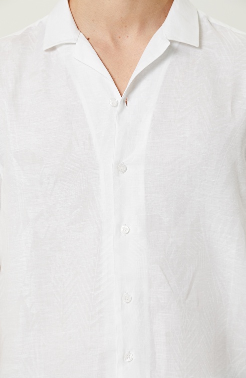 White Jacquard Shirt