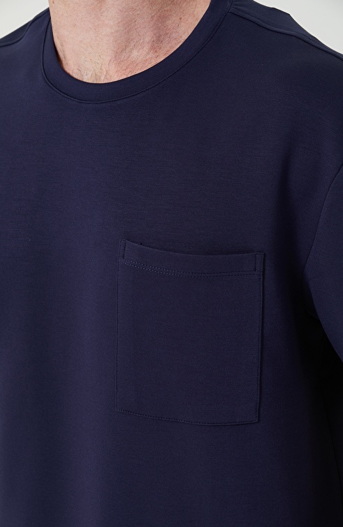 Indigo Crew Neck Short Sleeve Tshirt