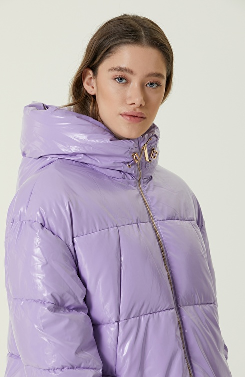 Lilac Puff Coat