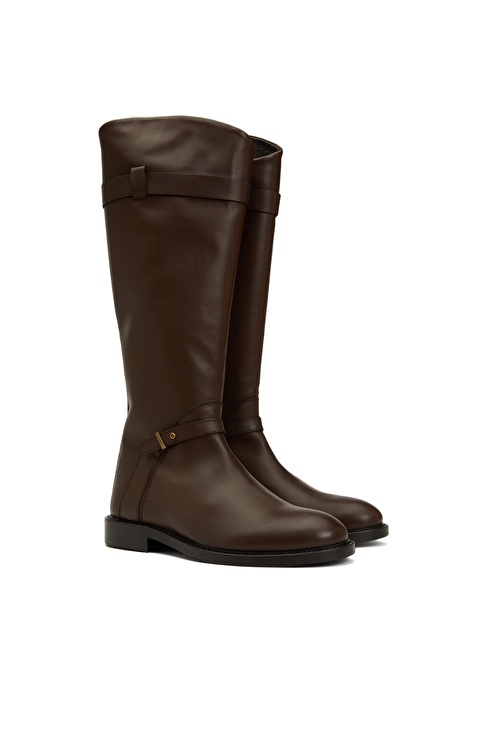 Brown Women's Leather Boots