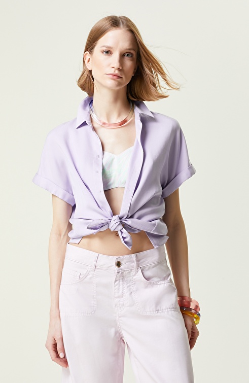 Lilac Short Sleeve Shirt