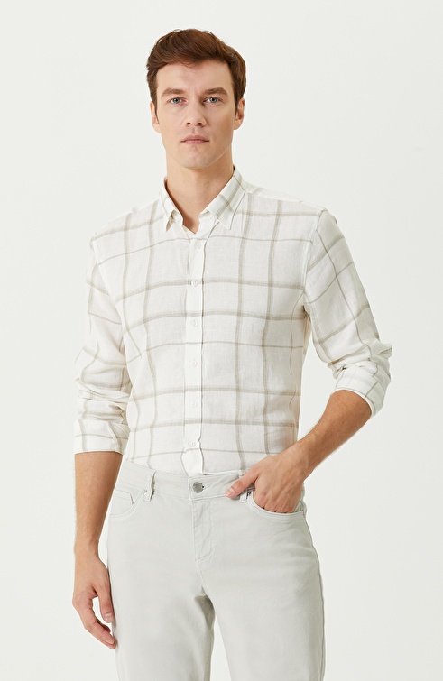 Ecru Linen Shirt