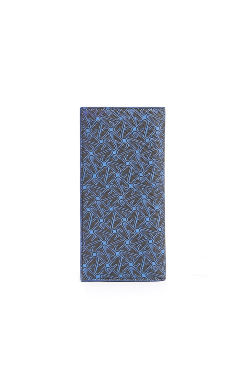 Monogram Black Navy Blue Portfolio