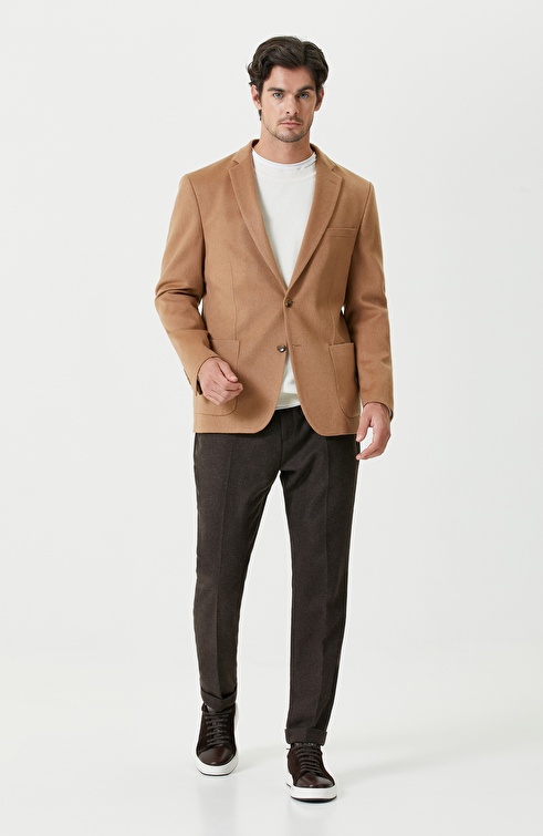 Loro Piana Camel Cashmere Jacket