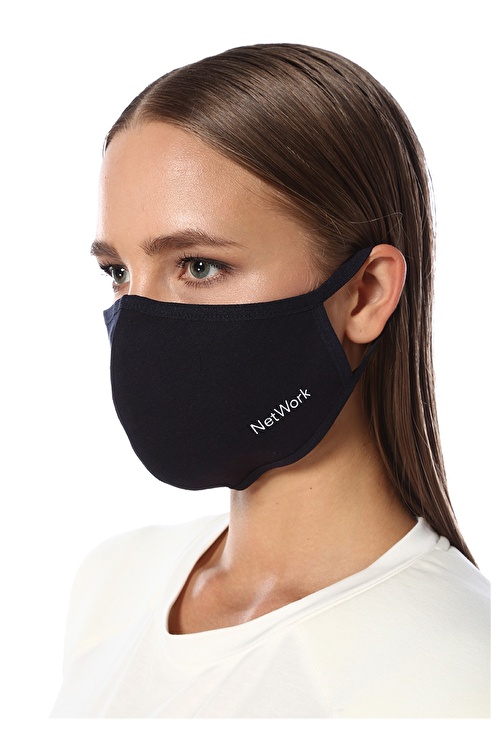 Triple Black Patterned Face Accessory