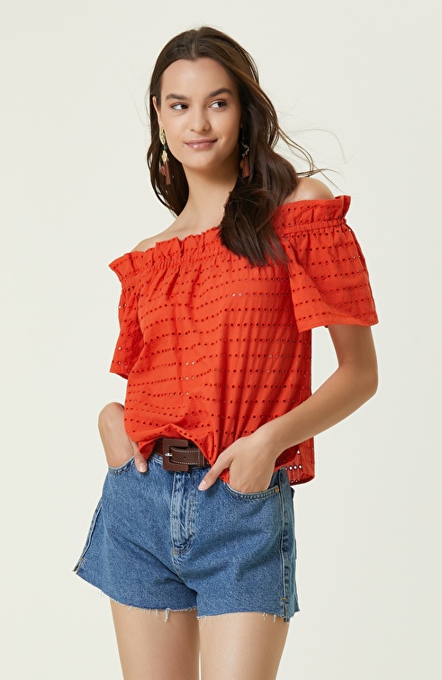 Pomegranate Blossom Blouse