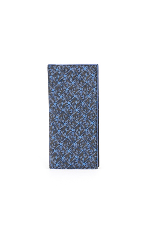 Monogram Black Navy Blue Portfolio