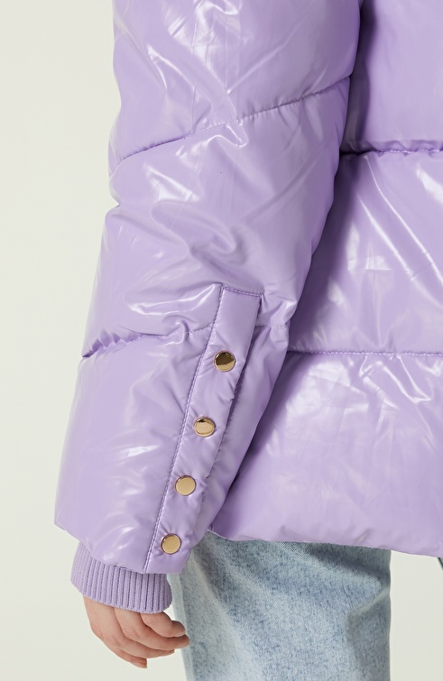 Lilac Puff Coat