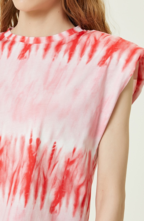 Red Pink Tie Dye T-shirt