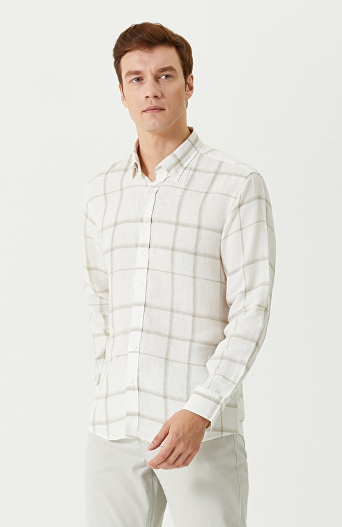 Ecru Linen Shirt