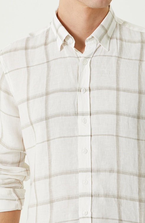 Ecru Linen Shirt